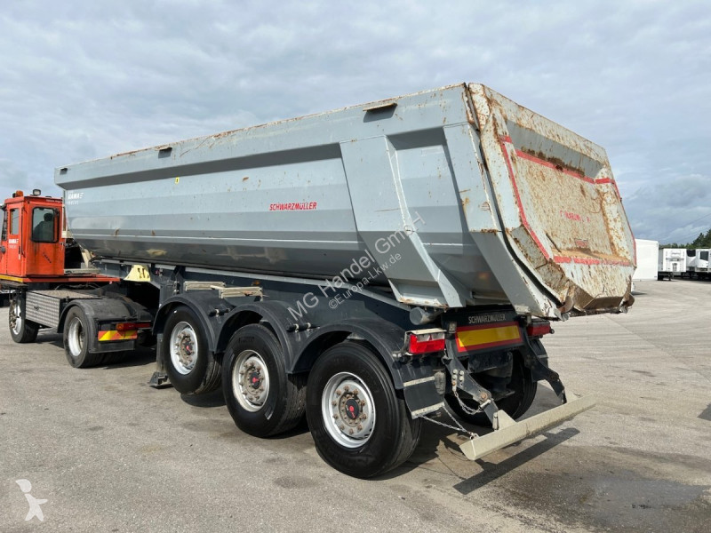 Semitrailer Schwarzmüller Kippmulde 25m³, SAF,...