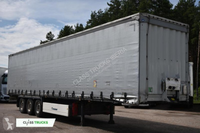 Semitrailer skjutbara ridåer (flexibla skjutbara sidoväggar) Krone
