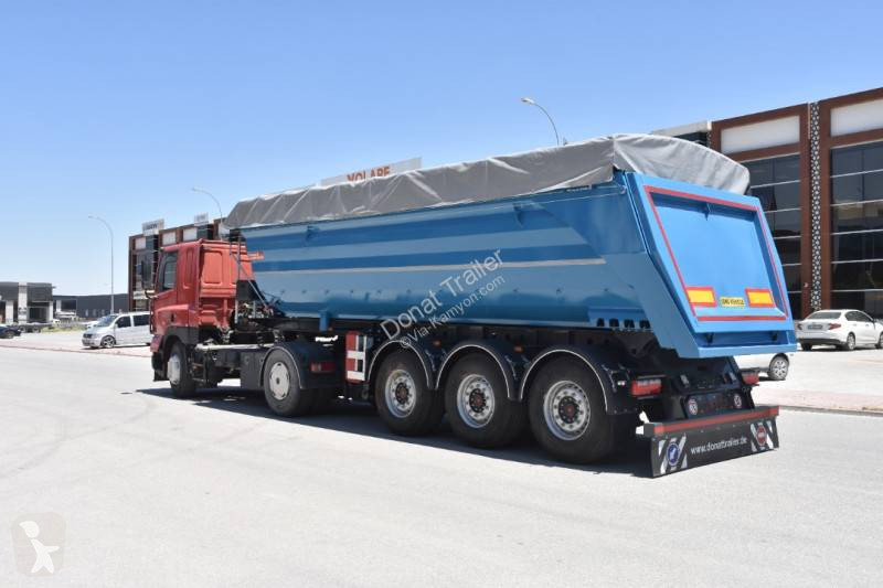 Semi reboque Donat 3 axle half-pipe tipper -...