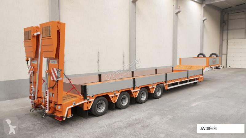 نصف مقطورة Donat 4 axle lowbed with aluminum...