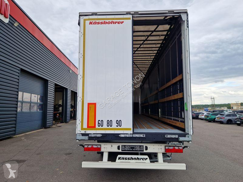 Semitrailer Kässbohrer TAUTLINER + COFFRE A...