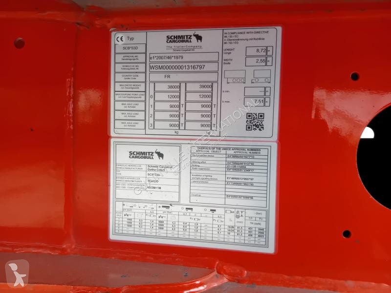 Semitrailer Schmitz Cargobull
