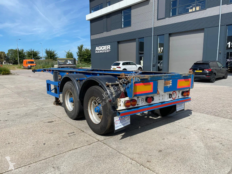 Semitrailer Turbo's Hoet 20 FT Container...