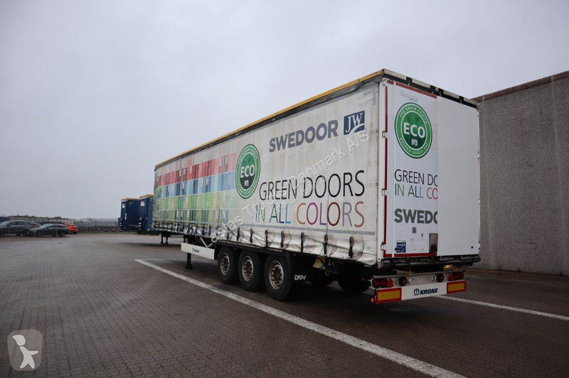 Sættevogn Krone 3 axle curtainside trailer