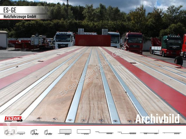 Semitrailer ES-GE 4-Achs-Ballastauflieger