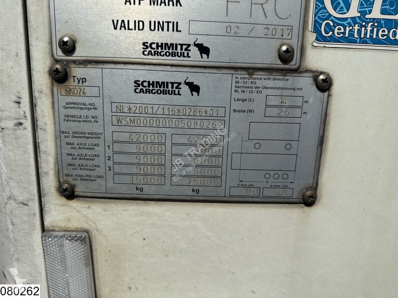 Oplegger Schmitz Cargobull Koel vries Carrier...