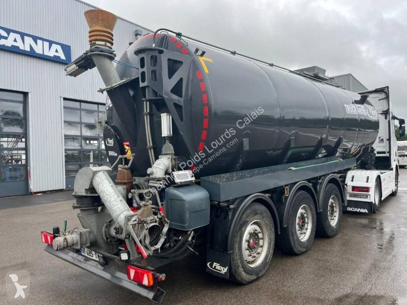 Semitrailer Fliegl Citerne 30m3 essieu suiveur...