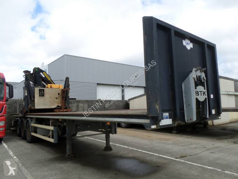 Semitrailer Kaiser Plateau Grue Roll