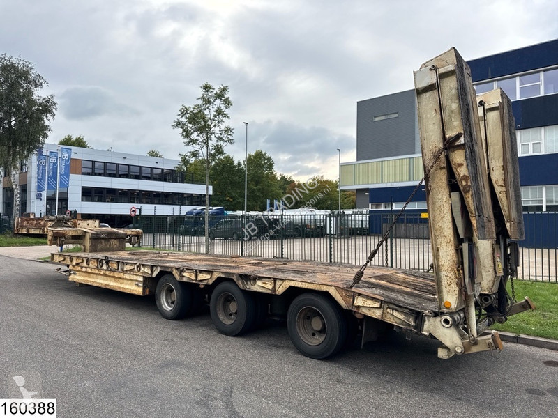 نصف مقطورة Louault Lowbed 54.000 kg, Steering...