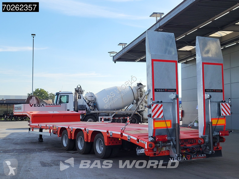 نصف مقطورة  Lowbed 2 axles NEW Hydr. Ramps....