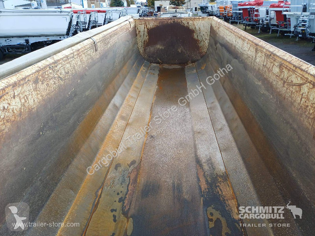 نصف مقطورة Langendorf Kipper Stahlrundmulde 24m³