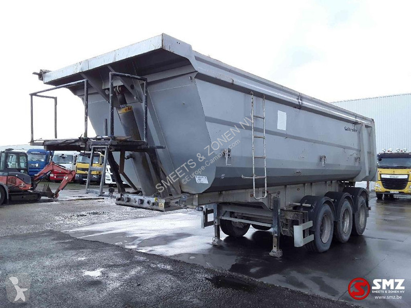 نصف مقطورة Galtrailer Oplegger Steel acier