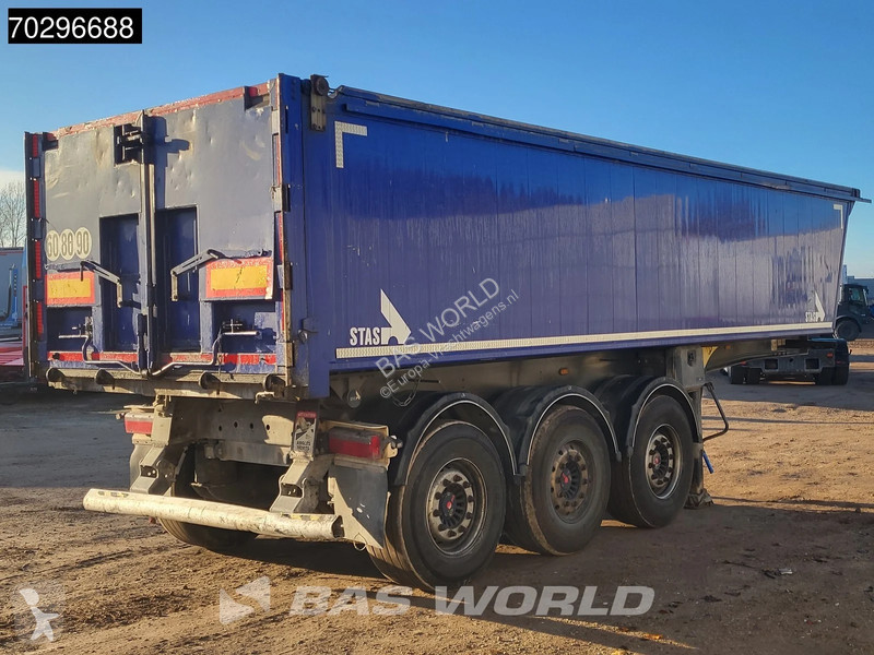 نصف مقطورة Stas S300CX 28m3 Lifting Axle