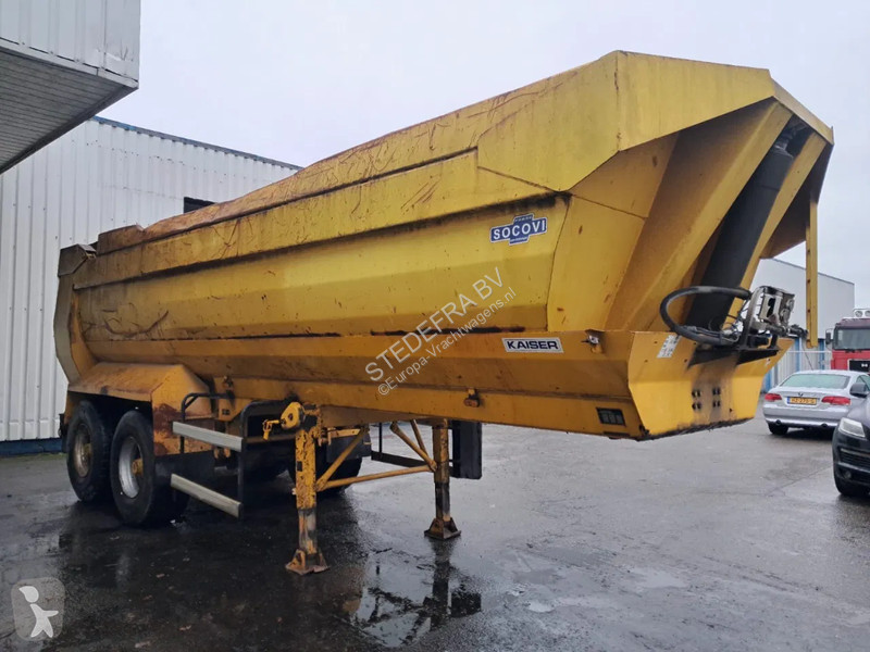 نصف مقطورة Kaiser 2 axle , Steel tipper trailer...