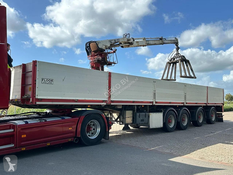 نصف مقطورة Floor 4 assen 130r KLEM 4 assen Hiab...