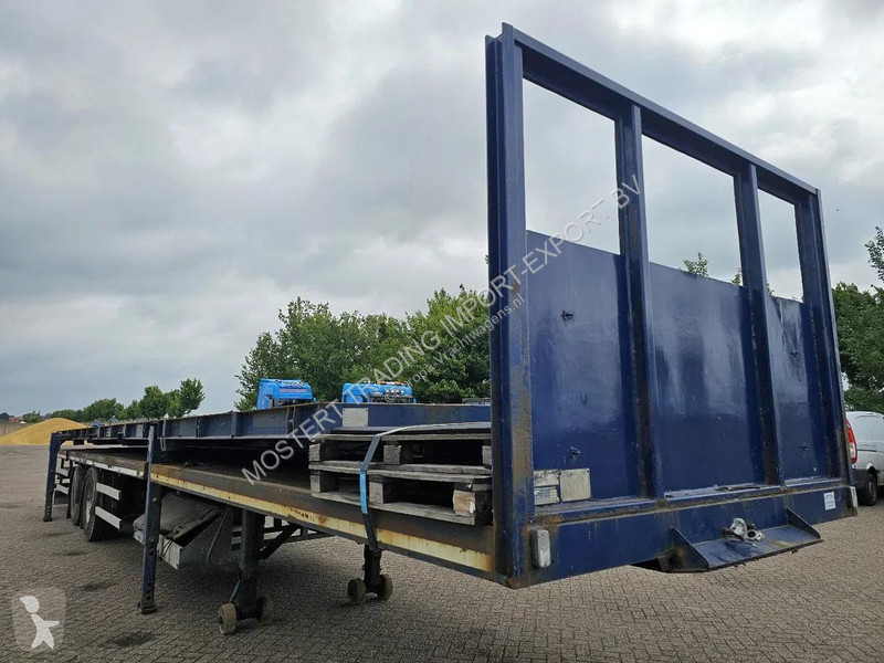 نصف مقطورة  3 Deckers 3 Flatbed Semi-Trailer -...