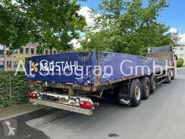 نصف مقطورة Fliegl BPW/Lenk + Liftachse...
