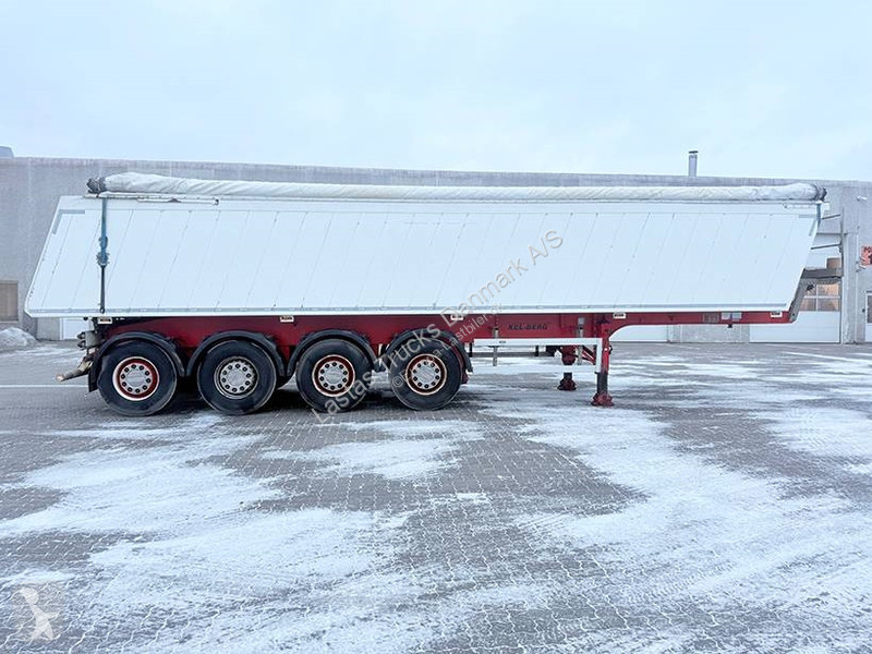 Semi remorque Kel-Berg Tipper / Alukastenmulde...