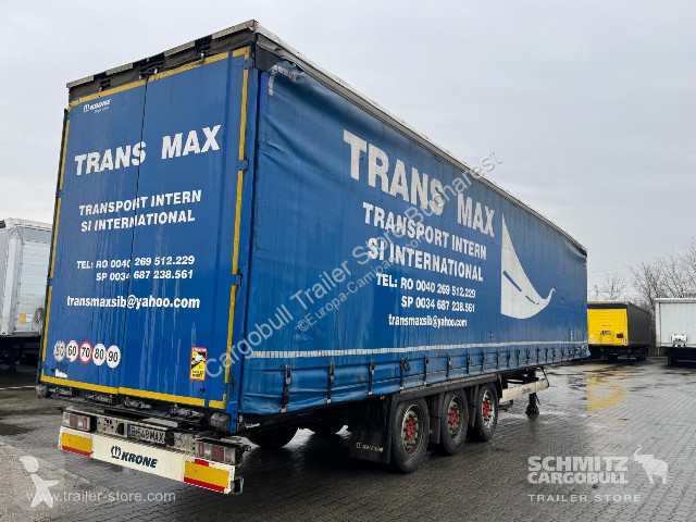 نصف مقطورة Krone Curtainsider Mega