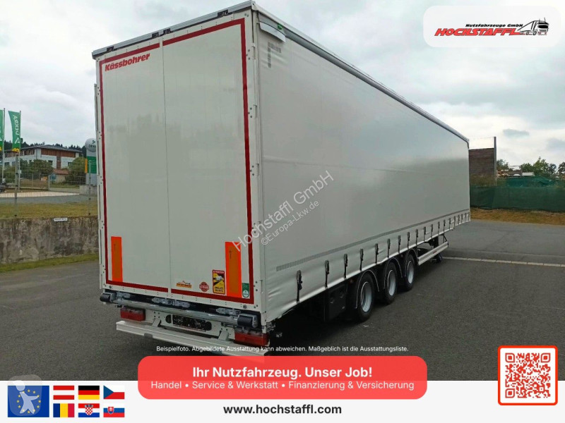 نصف مقطورة Kässbohrer SCA-M Luftfracht Rollenboden