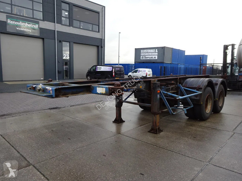 نصف مقطورة Groenewegen 20 FT Chassis / Steel...