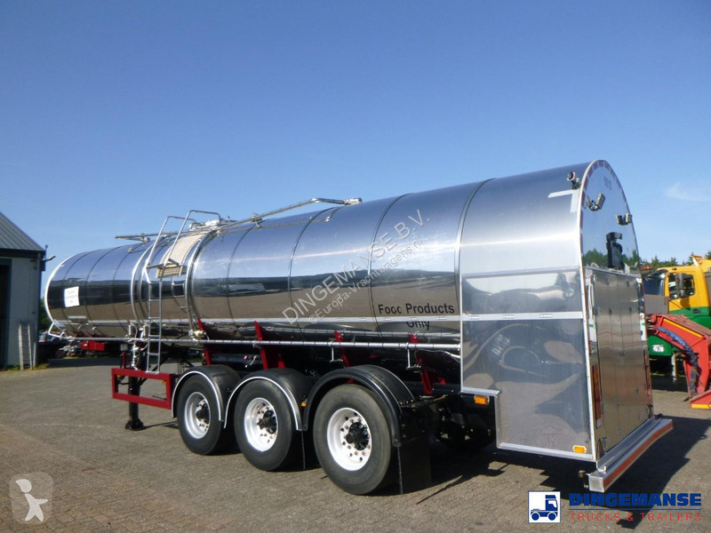 نصف مقطورة Feldbinder Food tank inox 30 m3 / 1...
