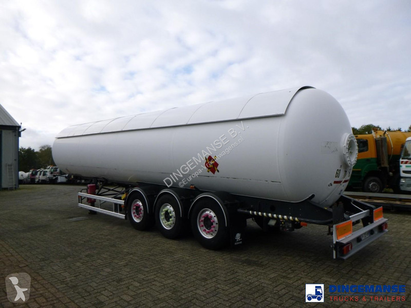 نصف مقطورة Robine Gas tank steel 51.5 m3 / 1 comp
