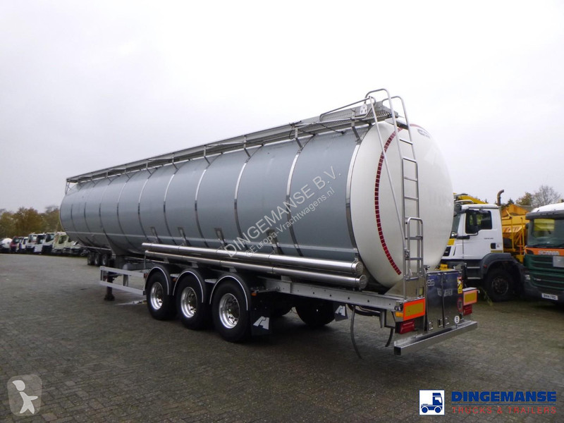 نصف مقطورة Van Hool Food tank inox 62 m3 / 3 comp