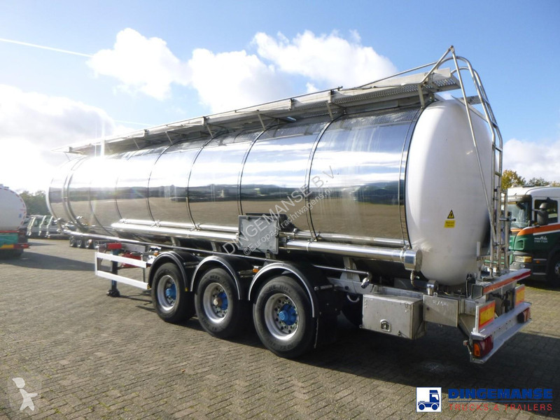 نصف مقطورة LAG Chemical tank inox 37.5 m3 / 1 comp