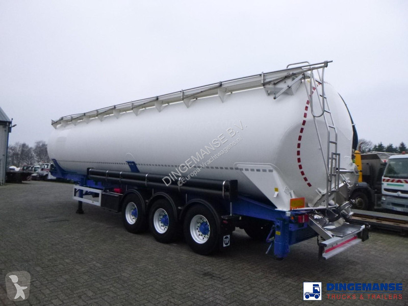 نصف مقطورة Feldbinder Powder tank alu 63 m3...