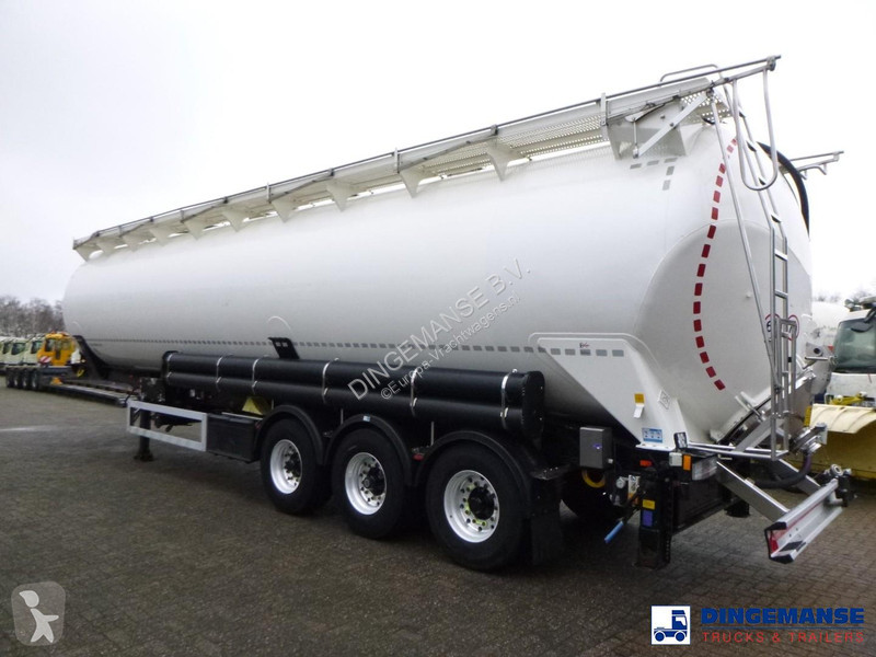 نصف مقطورة Feldbinder Powder tank alu 63 m3...