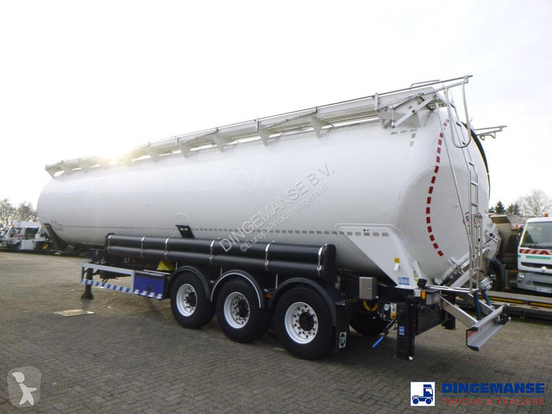 نصف مقطورة Feldbinder Powder tank alu 63 m3...