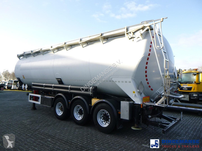 نصف مقطورة Feldbinder Powder tank alu 52 m3...