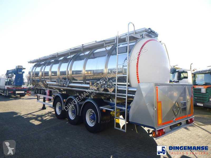 نصف مقطورة Burg Food / chemical tank inox L4BH...