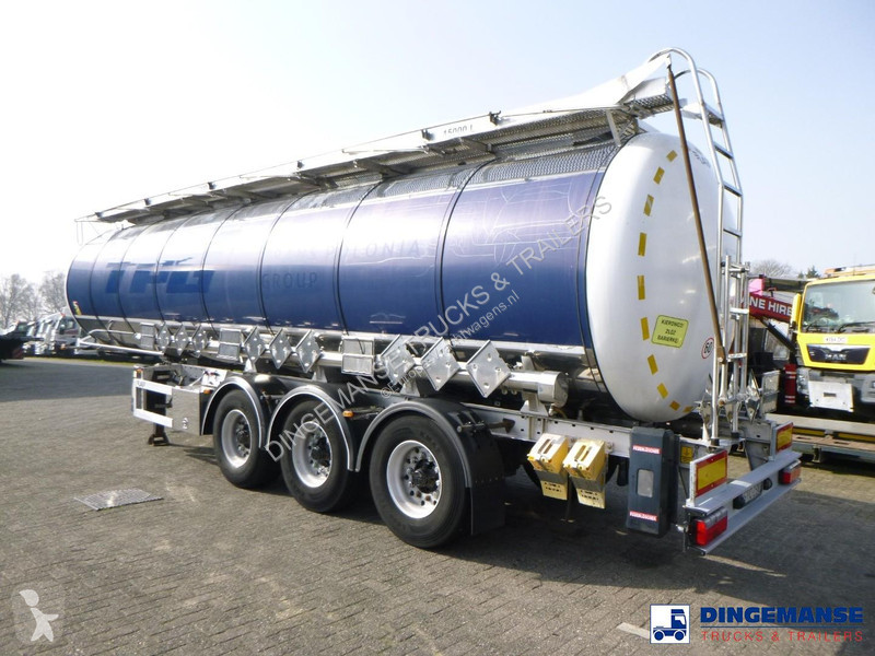 نصف مقطورة Burg Chemical tank inox L4BH 32.5 m3...