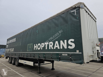 Semitrailer skjutbara ridåer (flexibla skjutbara sidoväggar) Krone
