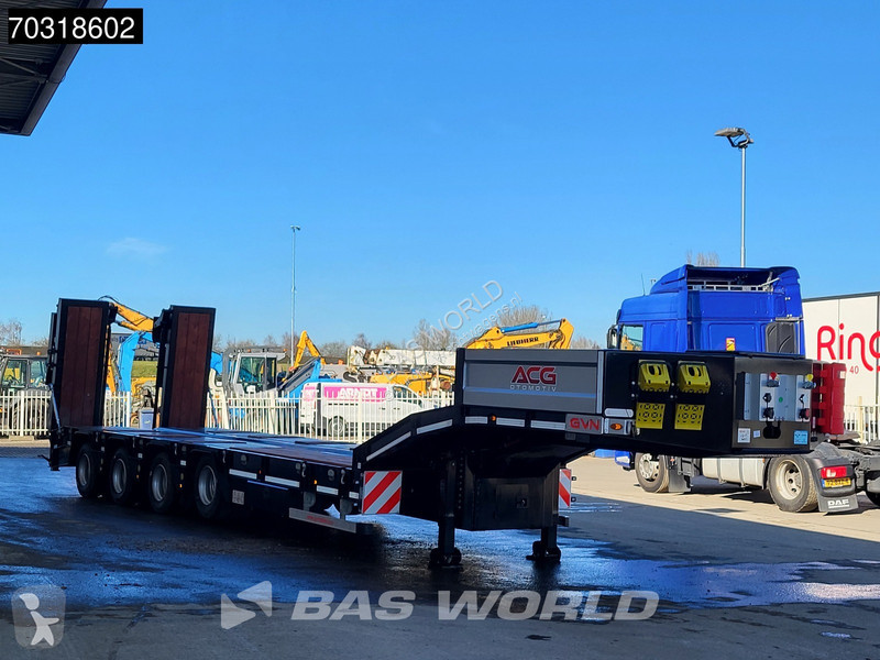 نصف مقطورة  LOWBED 4 axles NEW! Lifting Axle +...