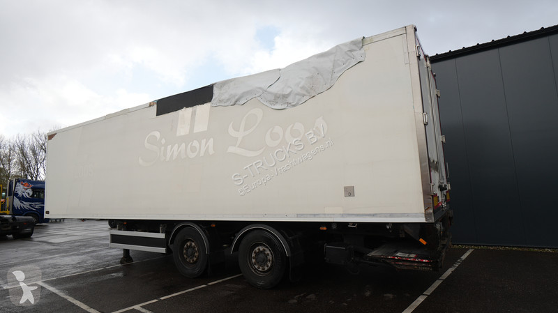 نصف مقطورة Pacton Closed box trailer damaged box