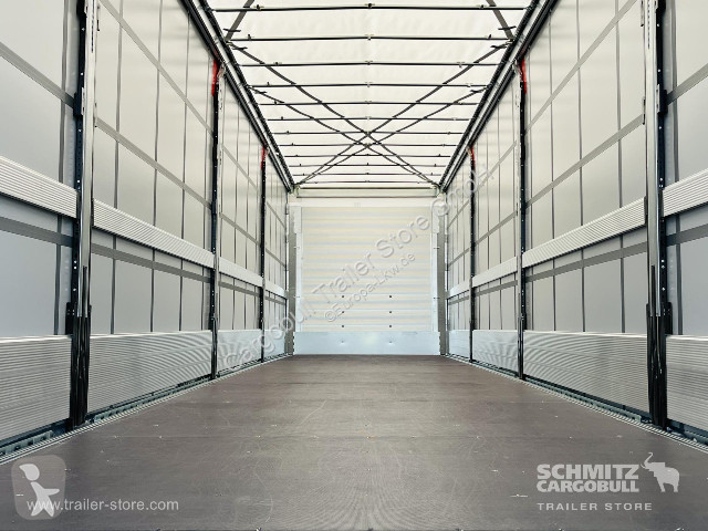نصف مقطورة Berger Curtainsider Standard Getränke