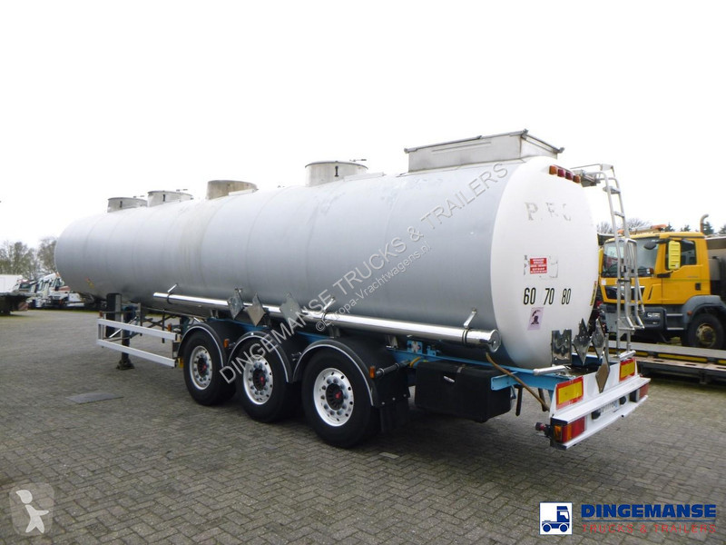 نصف مقطورة Magyar Chemical tank inox L4BH 33 m3...