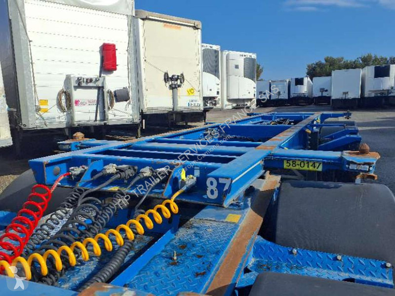 نصف مقطورة Fruehauf Trailer Chassis Coupling...