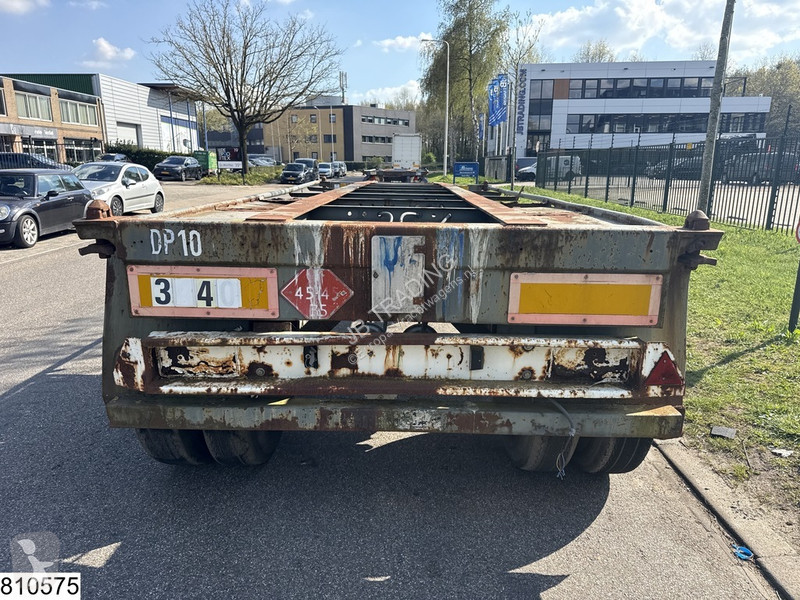 نصف مقطورة Groenewegen Chassis 20 ft,...