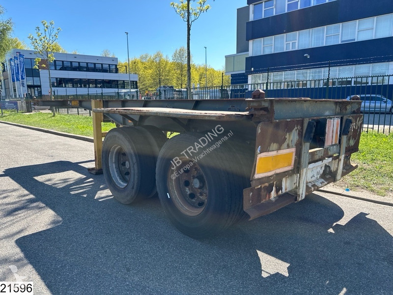 نصف مقطورة Van Hool Chassis 20 FT, Leaf spring