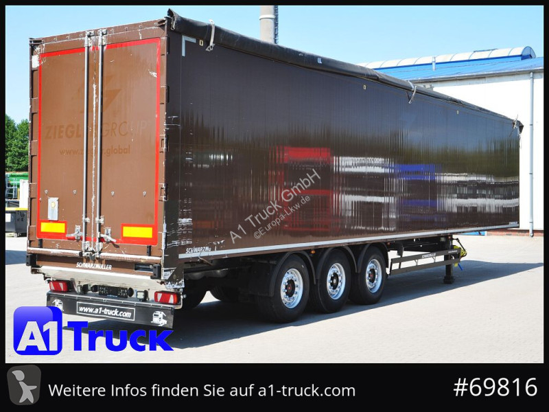 نصف مقطورة Schwarzmüller Vollalu, 90m³, 7620...