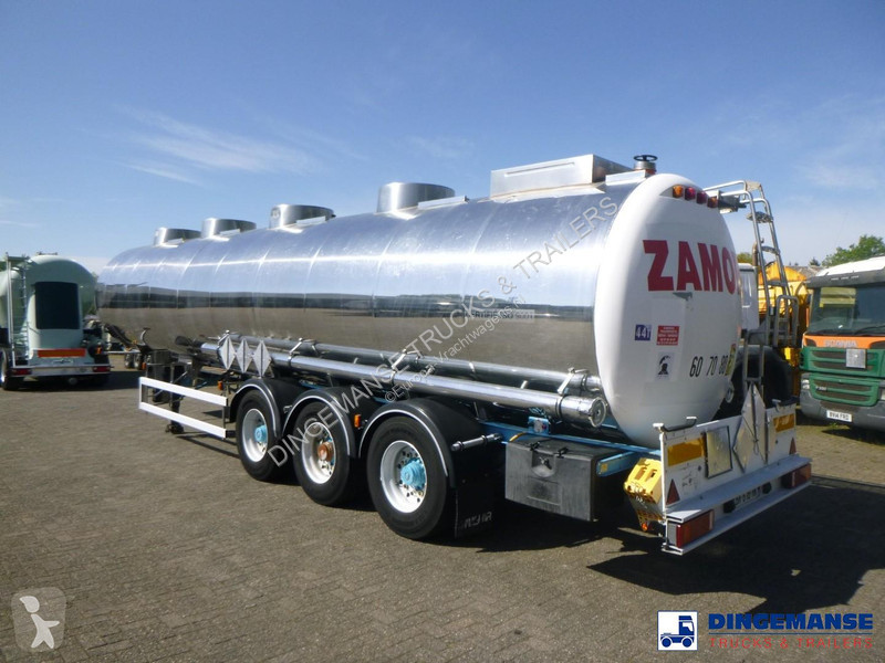 Félpótkocsi Magyar Chemical tank inox L4BH 33.3...
