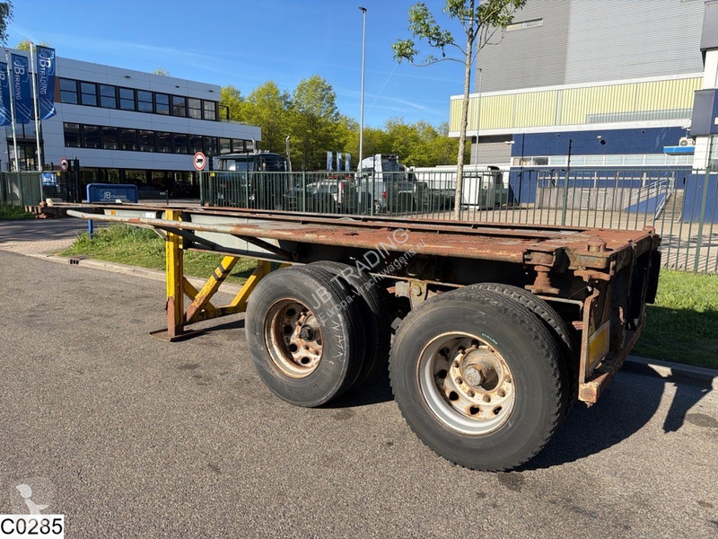Sættevogn IWT Container 20 FT, Steel spring.