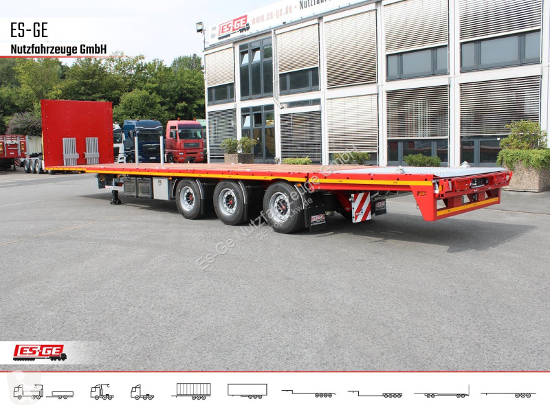 نصف مقطورة ES-GE 3-Achs Megatrailer, hydr....
