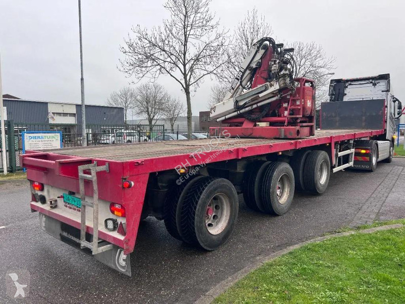 نصف مقطورة Floor FLO 17 30H 3 AXLE BPW + HIAB...