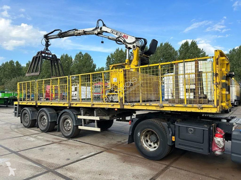 نصف مقطورة LAG 3 AXLE + HIAB 130R S2