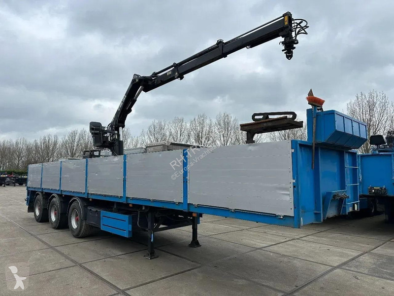نصف مقطورة KWB P-423-STI-R 3 AXLE BPW + HIAB...